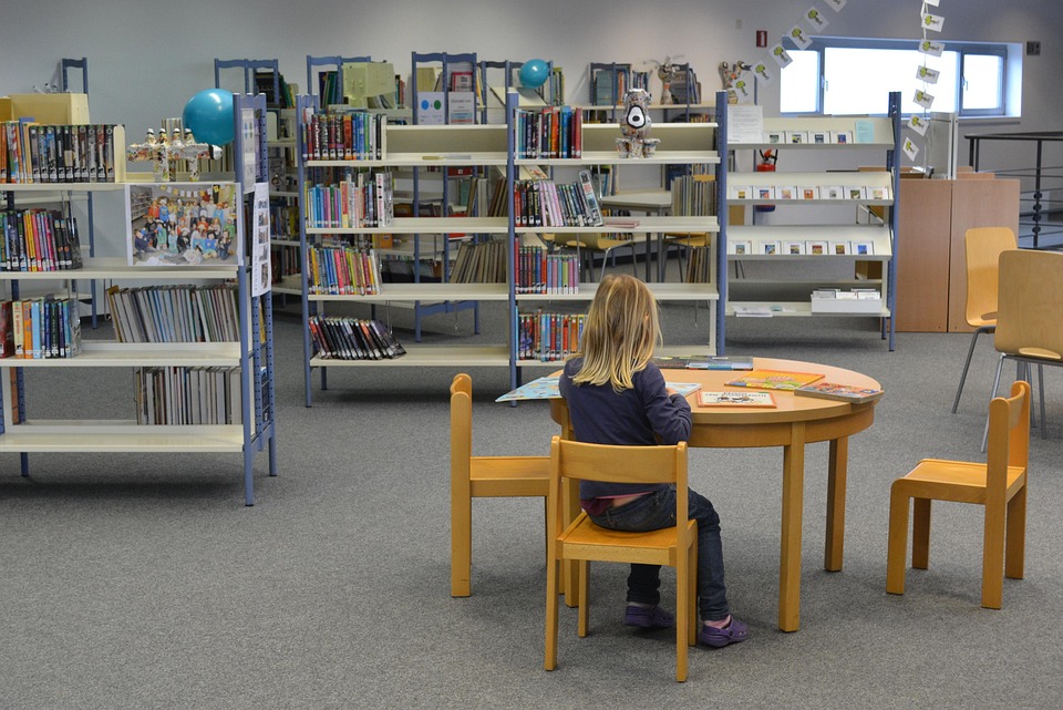 Free photo: Child, Girl, People, Library, Books - Free Image on Pixabay ...
